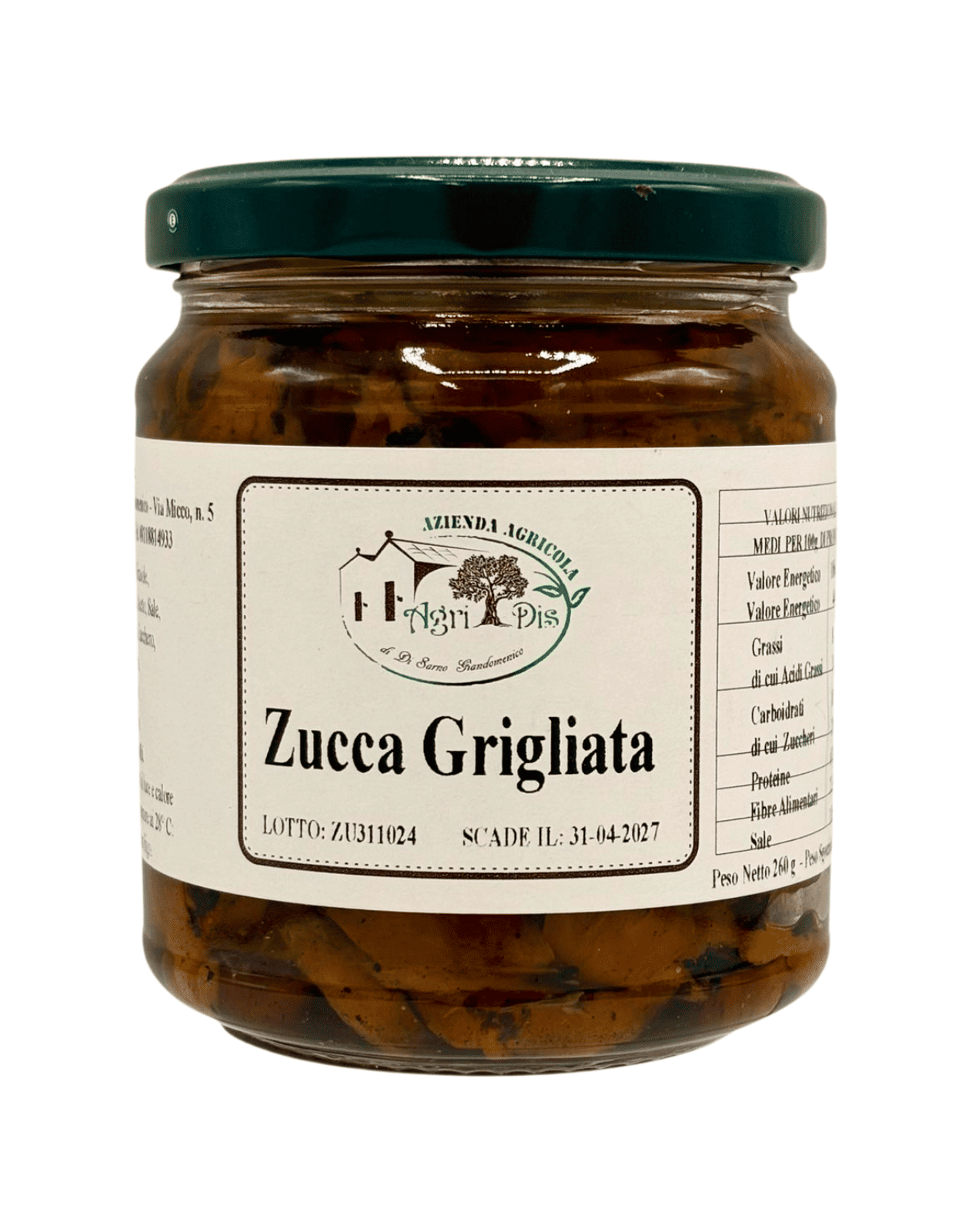 Zucca Grigliata - Agridis - immagine 2